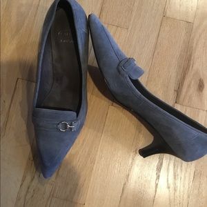 Joan & David CIRCA blue/gray suede